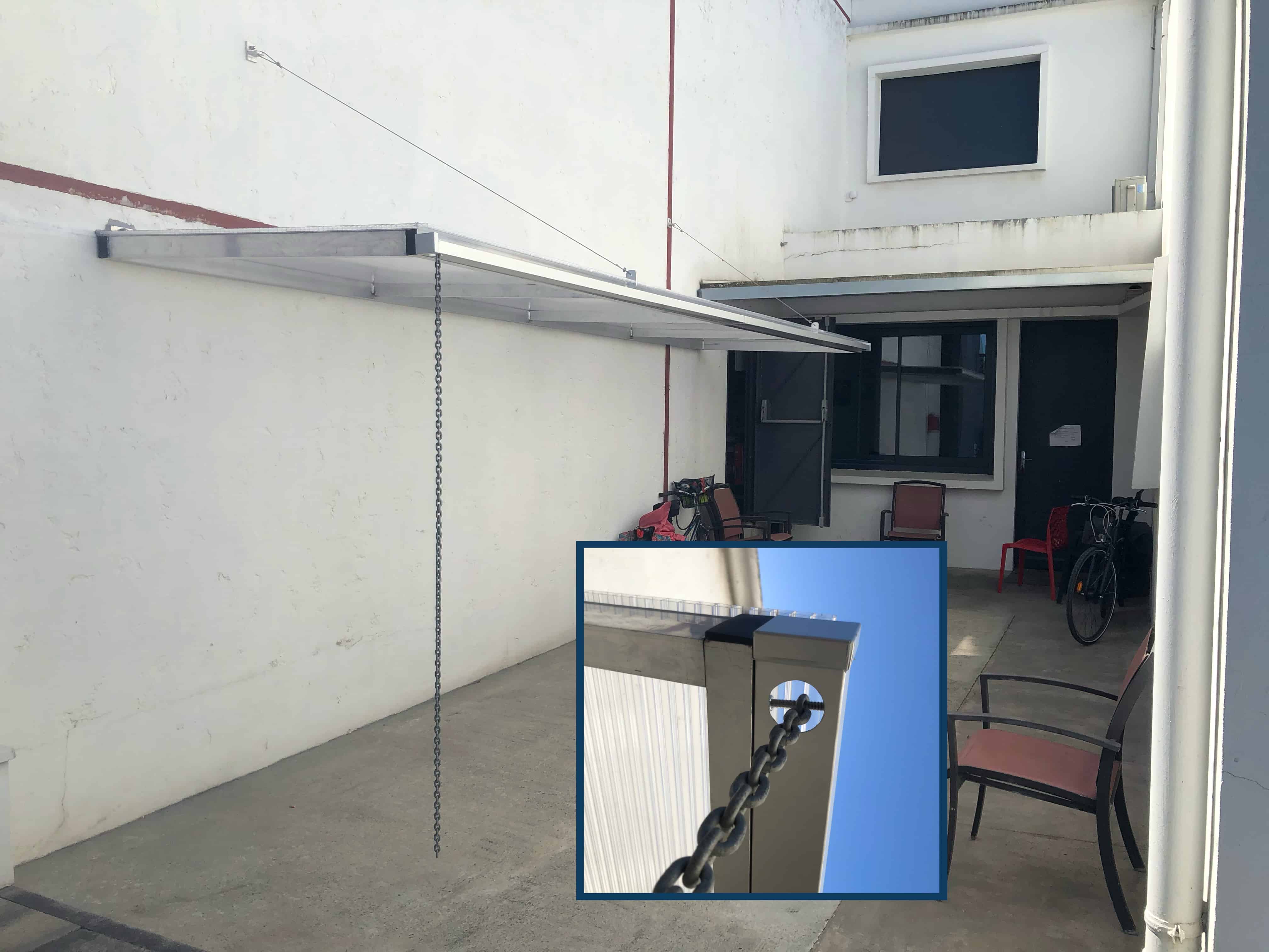 Casquette en aluminium fabriquée par B.F.G.